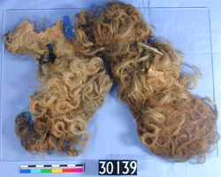 Click for hi-res image - Human Hair from Gurob Tombs