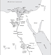 Click for hi-res image - Gurob Egypt map