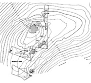 Site plan of the excavation trenches during the NVAP work at Tsoungiza; © 1997 Nemea Valley Archaeological Project and Learning Sites, Inc.; used with permission.